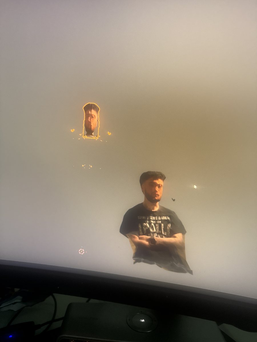 A full 3D scan of the developer in Blender